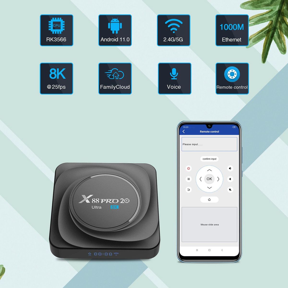 Smart TV Box 1080P High Resolution TV Top Box US Plug