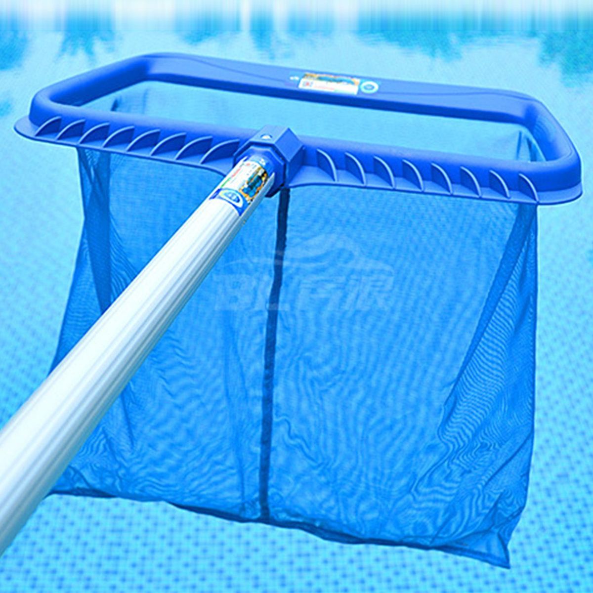 Pool Skimmer Net Removal Leaf Rake with Deep Bag Swimming Pool Cleaning Tool with Heavy-Duty Frames Deep Mesh Nets