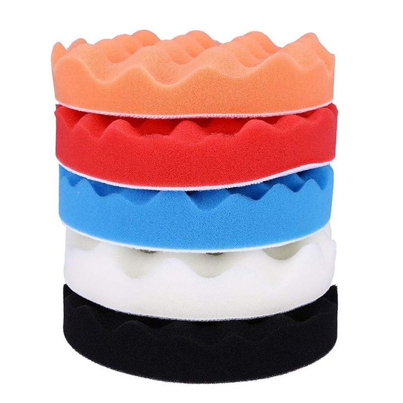 Car Buffer Polisher Kit - 5pcs Buffing Pads
