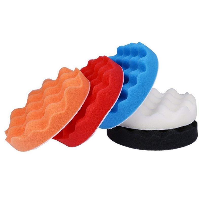 Car Buffer Polisher Kit - 5pcs Buffing Pads
