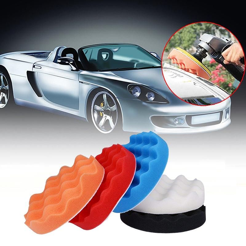 Car Buffer Polisher Kit - 5pcs Buffing Pads