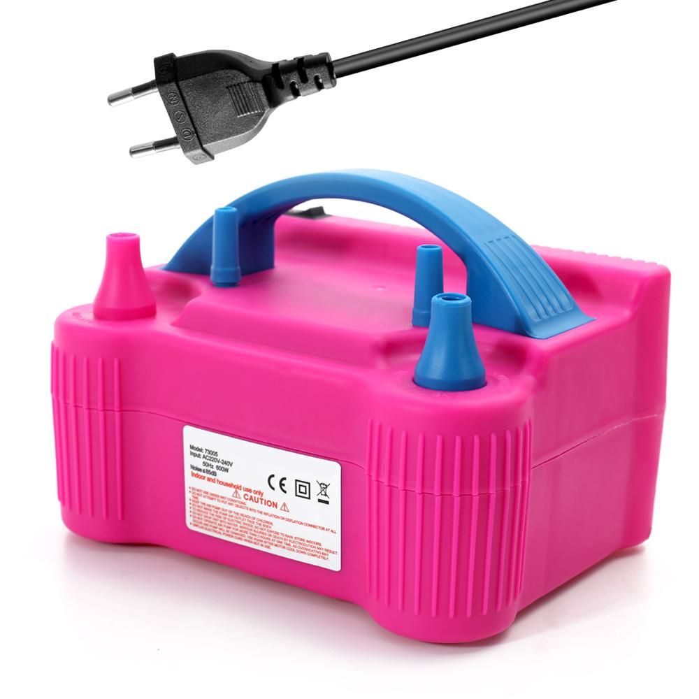 220V-240V Electric High Power Two Nozzle Air Blower Balloon Inflator Pump Fast Portable Inflatable Tool