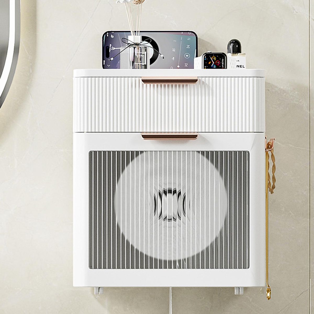 Napkin Towel Case Home Toilet Room Roll Tissue Holder White