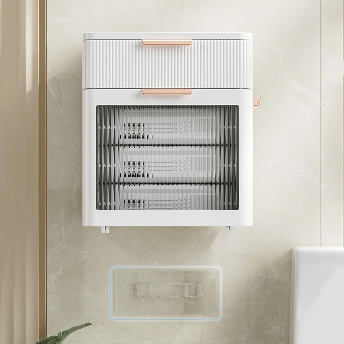 Napkin Towel Case Home Toilet Room Roll Tissue Holder White