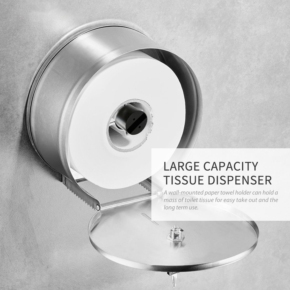 Paper Towel Dispenser Wall Mounted Drilling Paper Towel