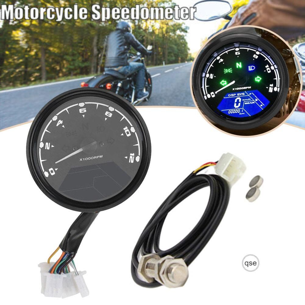 Multifunctional Digital Motorcycle Odometer HD Display