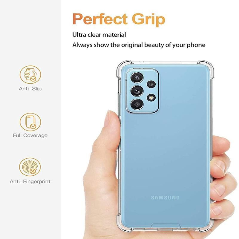 Case For Samsung Galaxy A53 A13 A33 A73 M23 M33 M53 5G Clear Back Cover