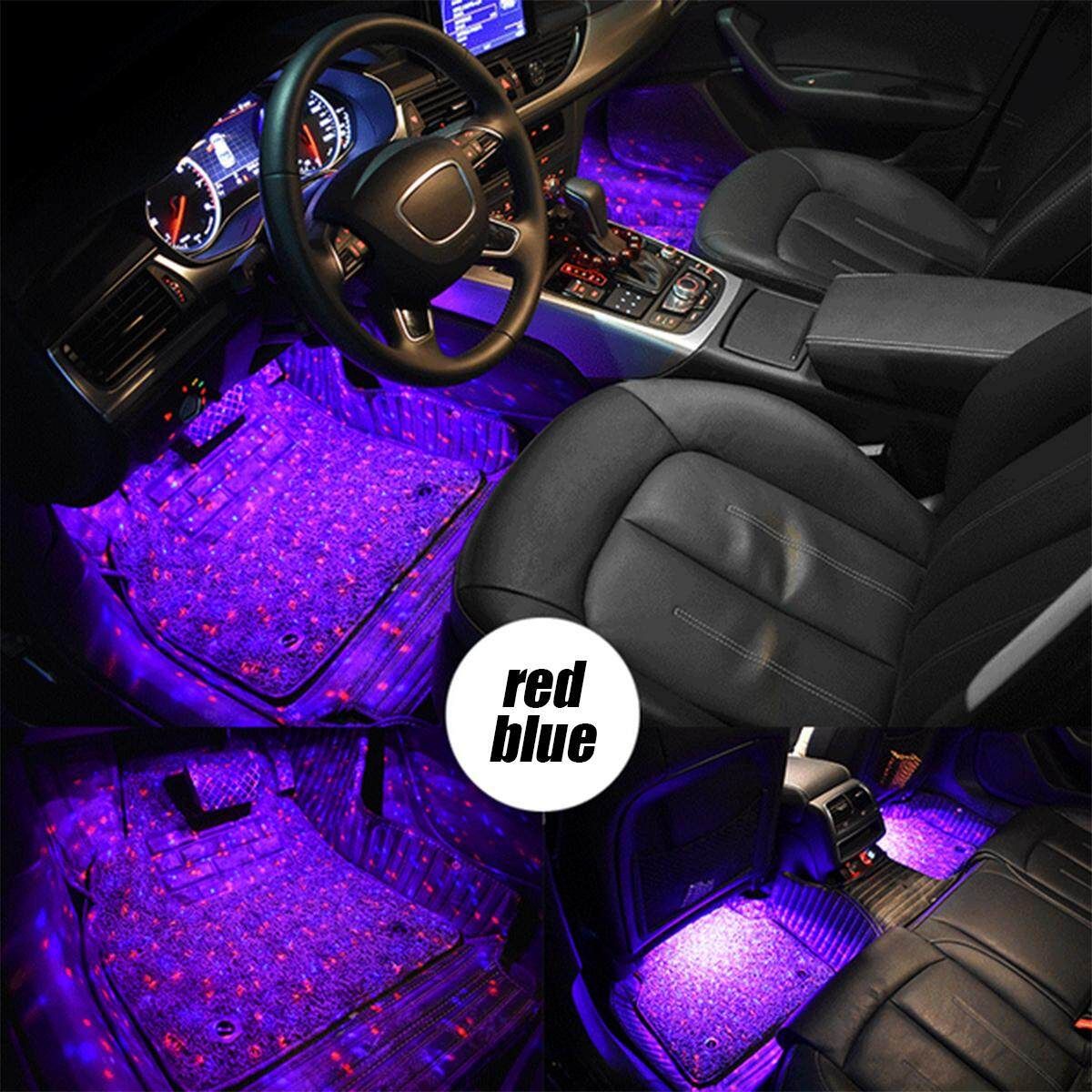 [Remote&Voice Control] Multi- USB LED Multi Car Interior Neon Lights Lamps