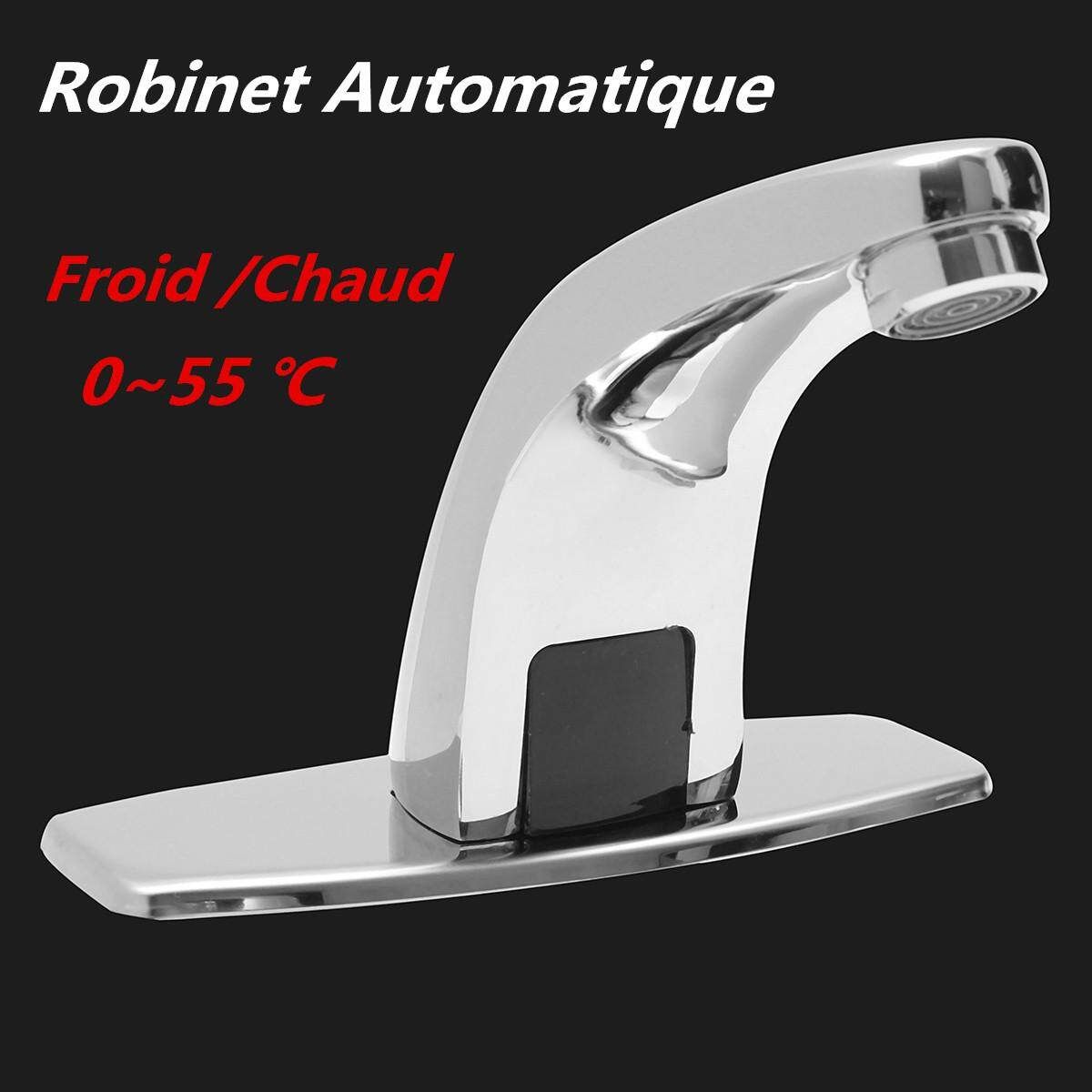 Bathroom Hands Free Automatic Infrared Sensor Mixers Water Basin Faucet Sink Tap