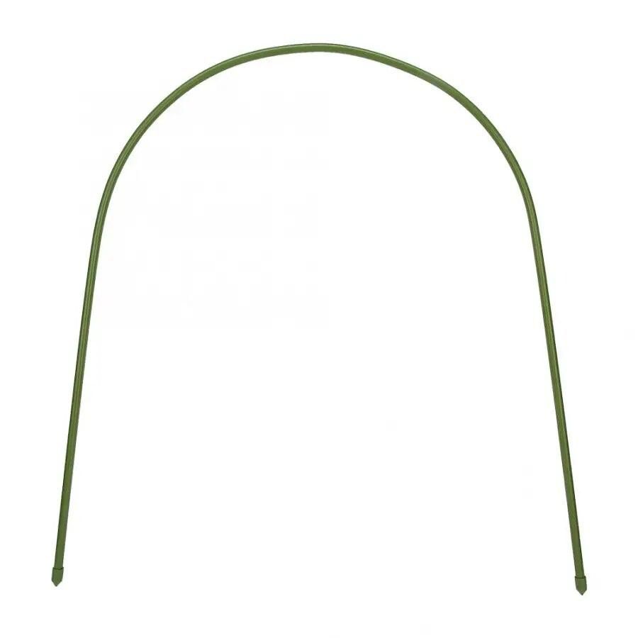 6Pcs Plastic-Coated Steel Pipe Greenhouse Hoop Arch Shape Frame Garden Accessories Household Plant Clamps Extension Support