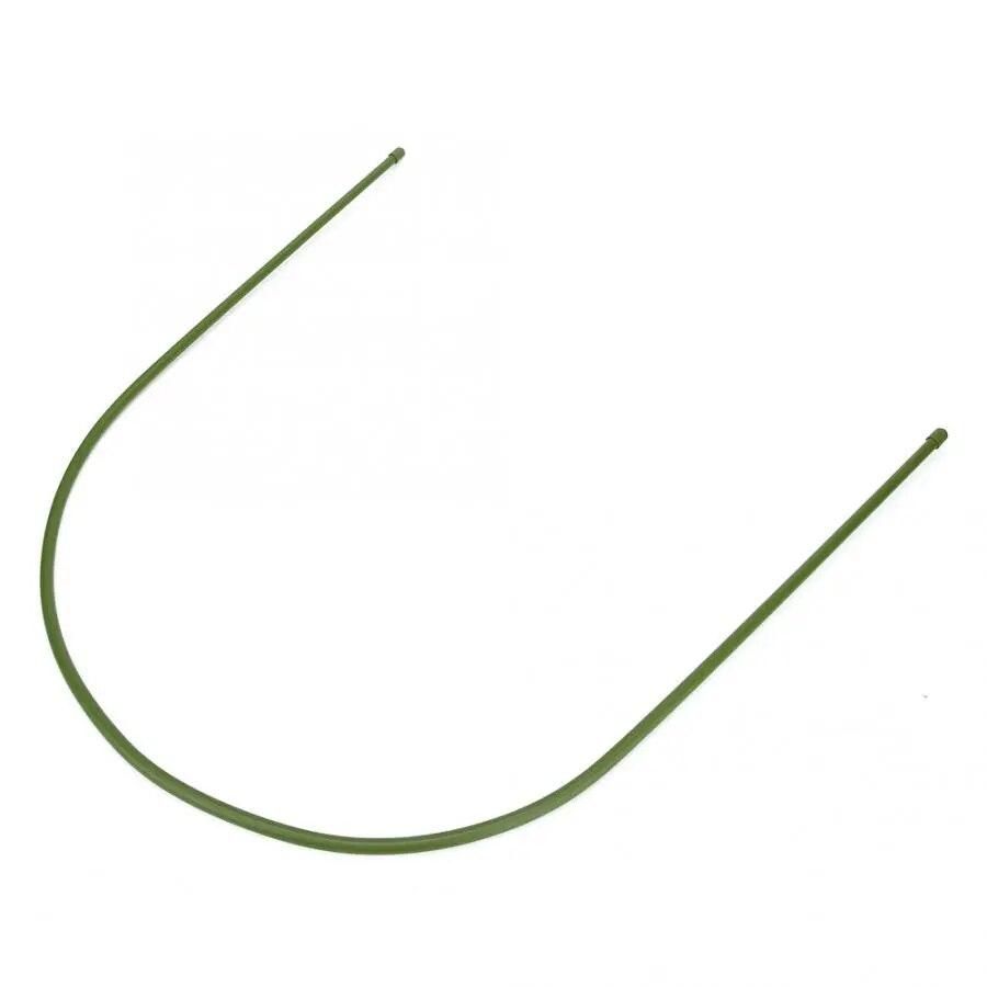 6Pcs Plastic-Coated Steel Pipe Greenhouse Hoop Arch Shape Frame Garden Accessories Household Plant Clamps Extension Support