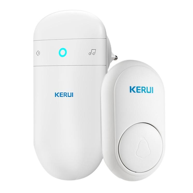 KERUI M518+F56 Self-Powered Doorbell Combination, Wireless