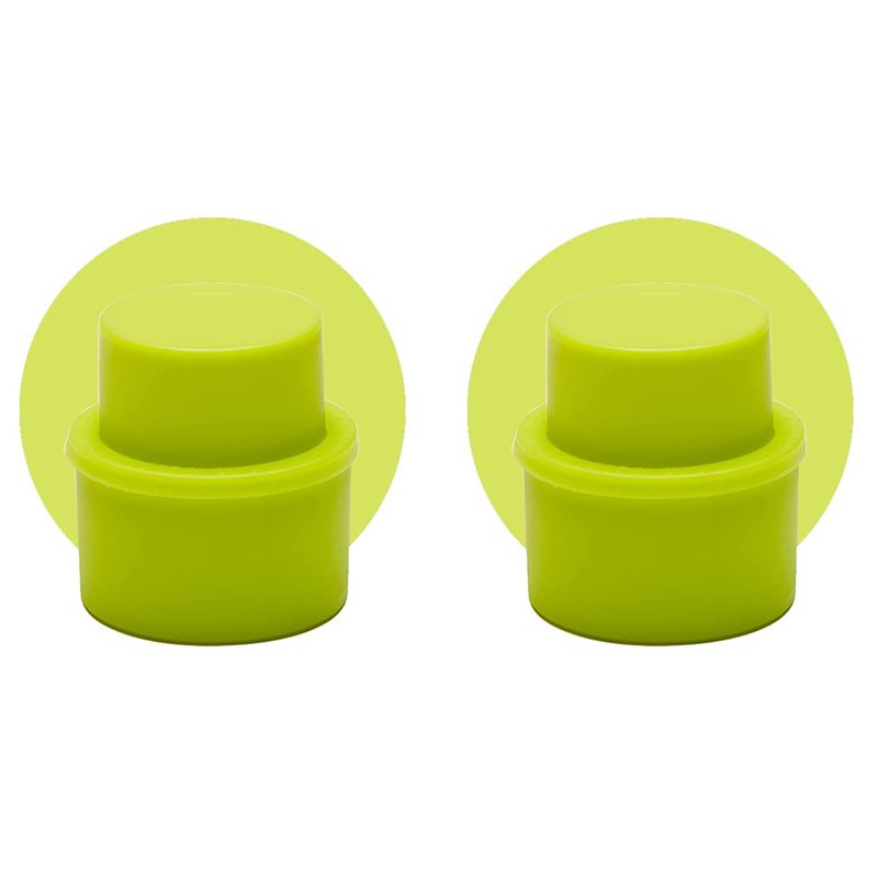 2pcs Bottle Stopper Inflatable Airtight Soda Cap Frizzy Drink Sealer Caps Reusable Soda Cap Pump Cover Carbonation Keeper Lid