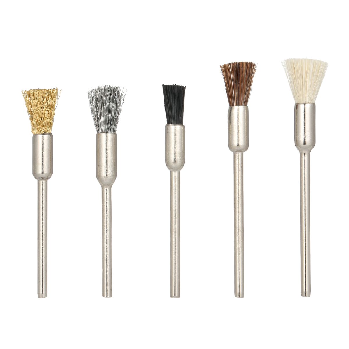 5PCS Nail Drill Bits Brush Kit Files Nail Art Drill Bit