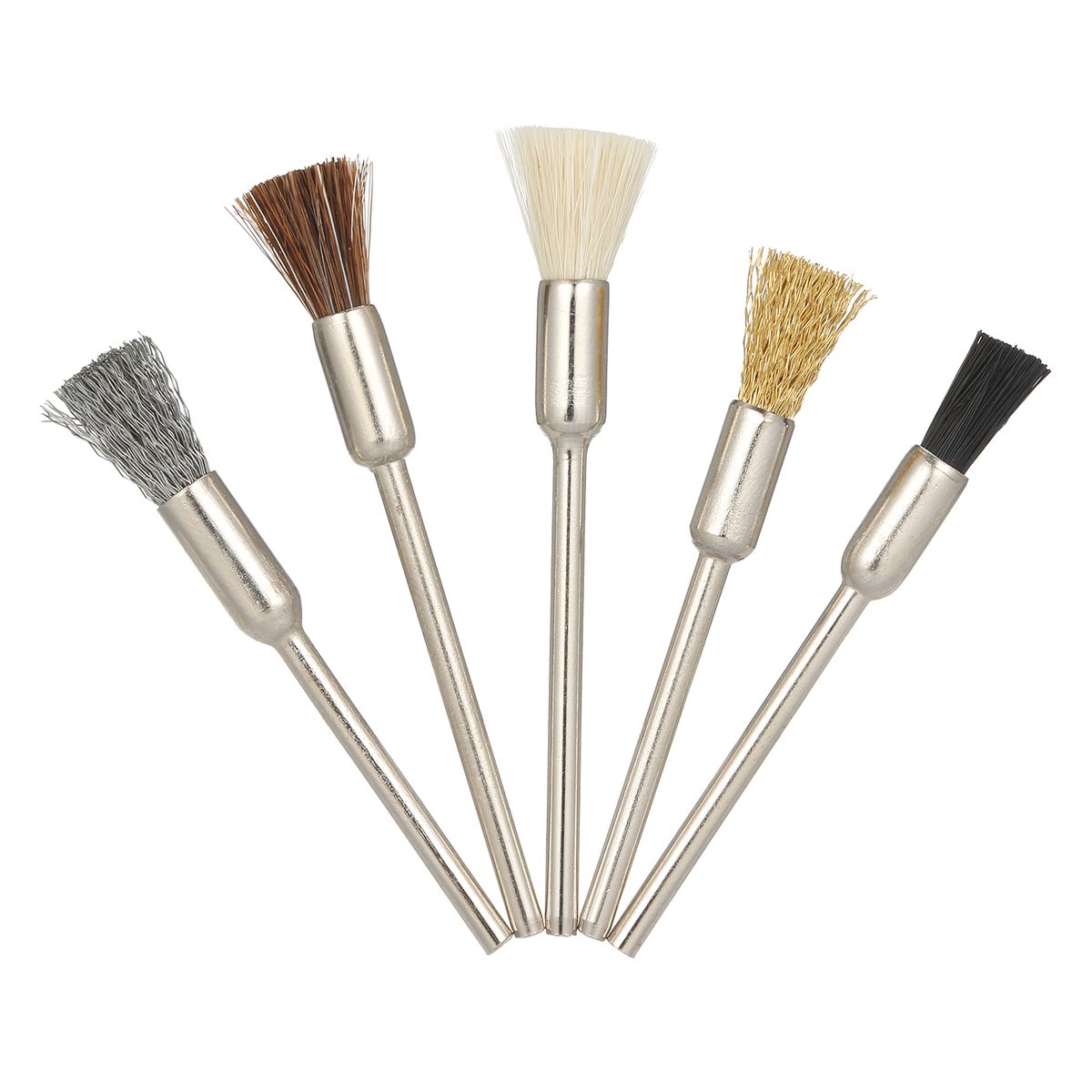 5PCS Nail Drill Bits Brush Kit Files Nail Art Drill Bit