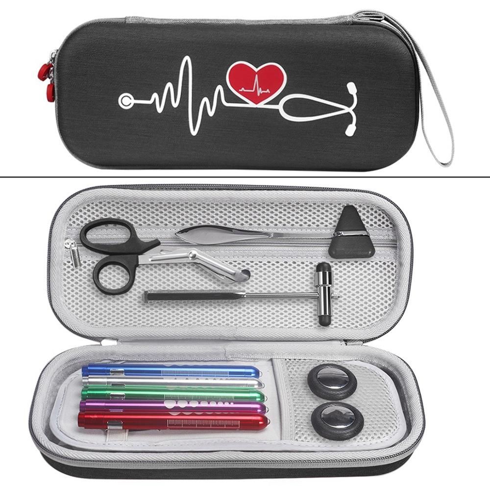 Protective Case for 3M Littmann Classic III Stethoscope Accessories Portable Storage Bag Carrying Case Pouch(Black)