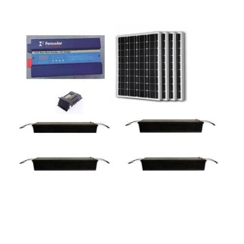 5kva 48v Pure Sine Wave Solar Kit With 4x150w Solar And 4x100amps Batteries