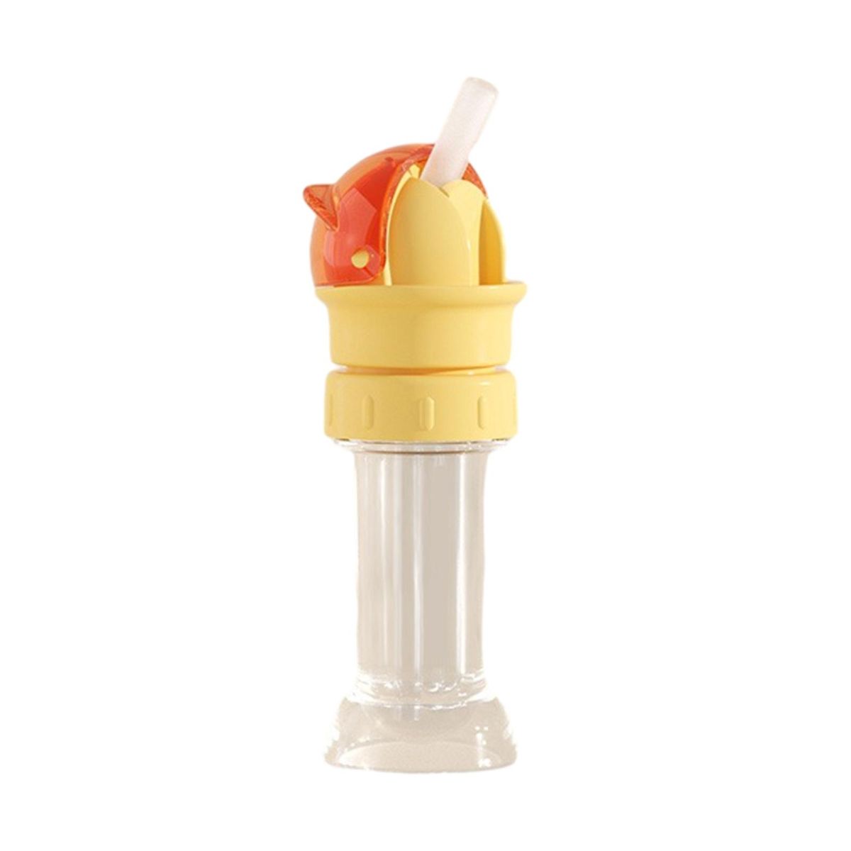 Bottle Straw Lid Kids Portable BPA Free Anti-Choking Straw Lid Red