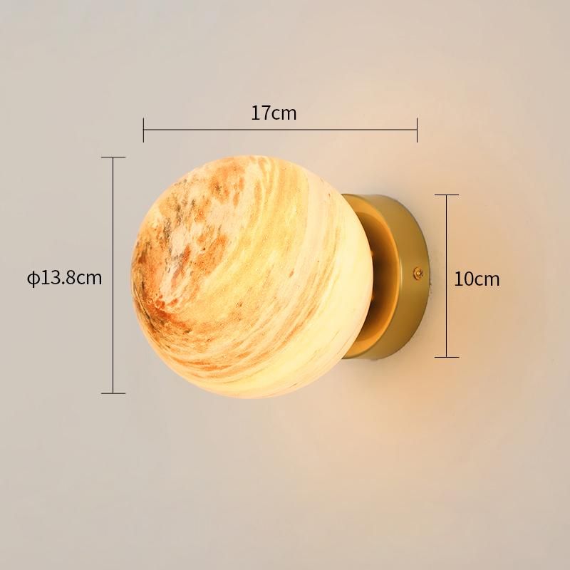 Star Wall Sconce Lighting LEDs Wall Lamp Light Fixture 3 Light Colors for Bedside Corridor Bedroom Living Room Hallway