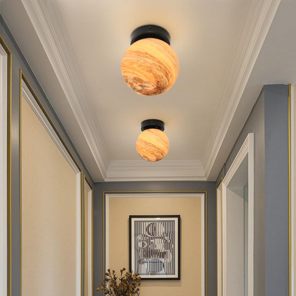 Star Wall Sconce Lighting LEDs Wall Lamp Light Fixture 3 Light Colors for Bedside Corridor Bedroom Living Room Hallway