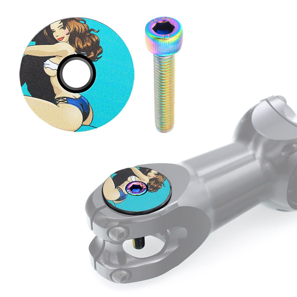 28.6mm Lightweight MTB Road Bike Stem Top Cap Bicycle
