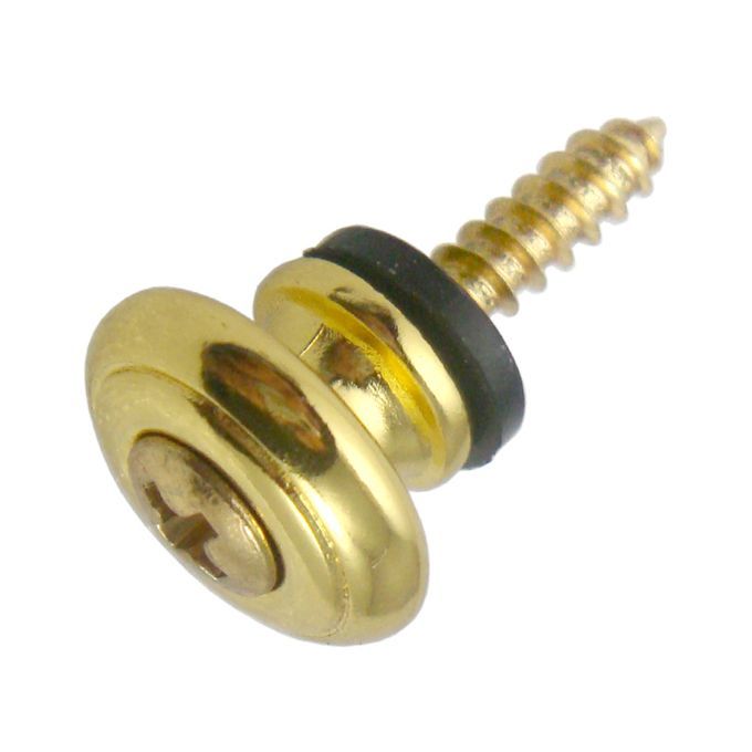 10x Strap Lock Buttons For Acoustic Electric Bass Guitar Ukulele Gold