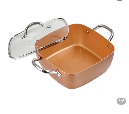24CM Copper Pan Nonstick Cooking Pot.