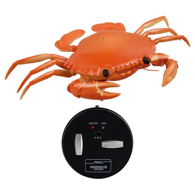 Remote Control Crab Toy Children's Spoof Smashing Insects Jokes Red