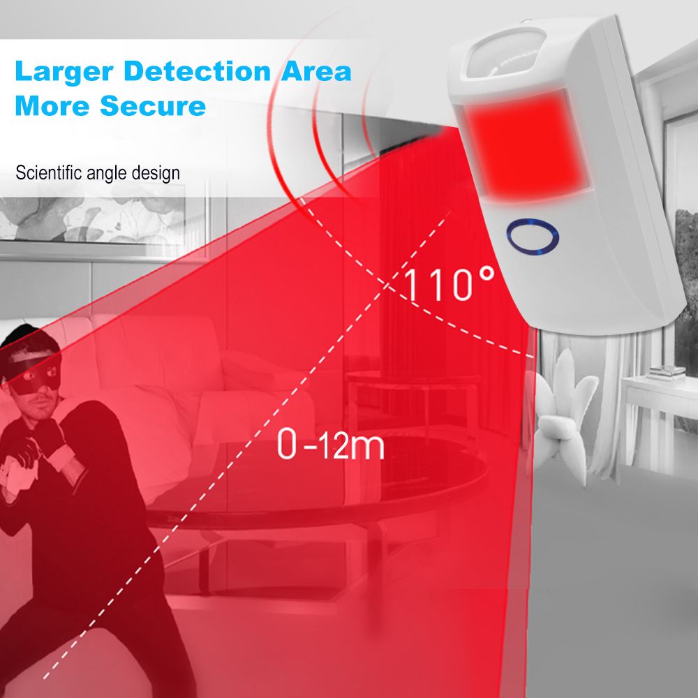 Motion Smart Home Automation Security Alarm System Orange