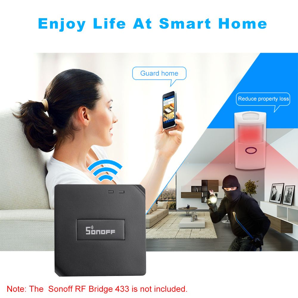 Motion Smart Home Automation Security Alarm System Orange