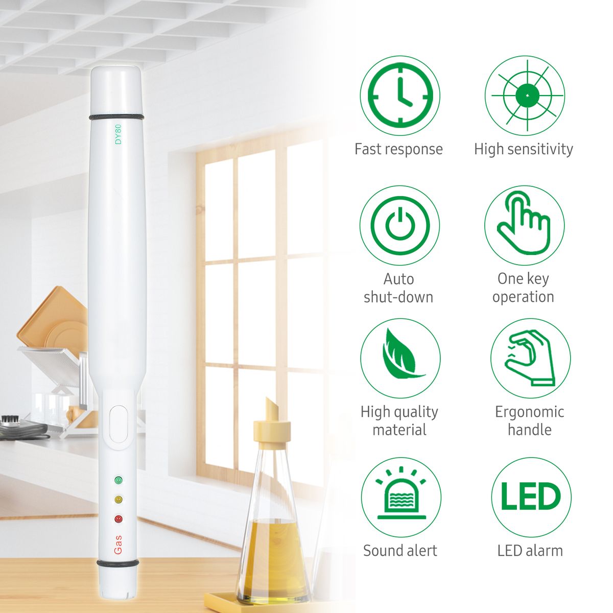 Gas Leak Detector Combustible Gas Natural Gas Detector