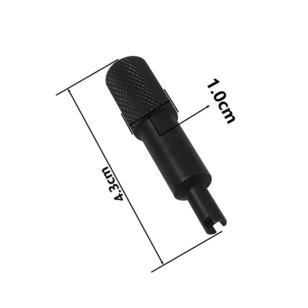 1PCS Valve Core Remover Black 08-0183