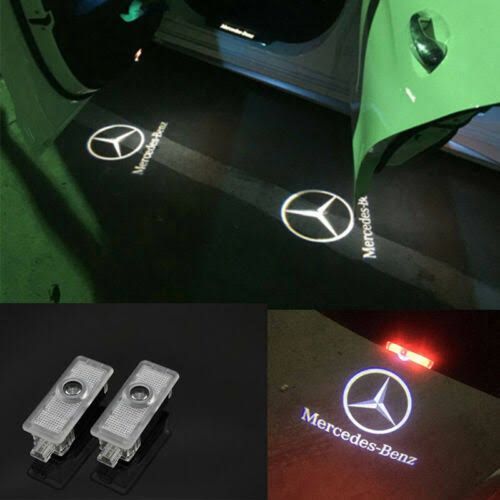 Mercedes Benz Door Logo Projector Ghost Shadow Light {4 Pcs}