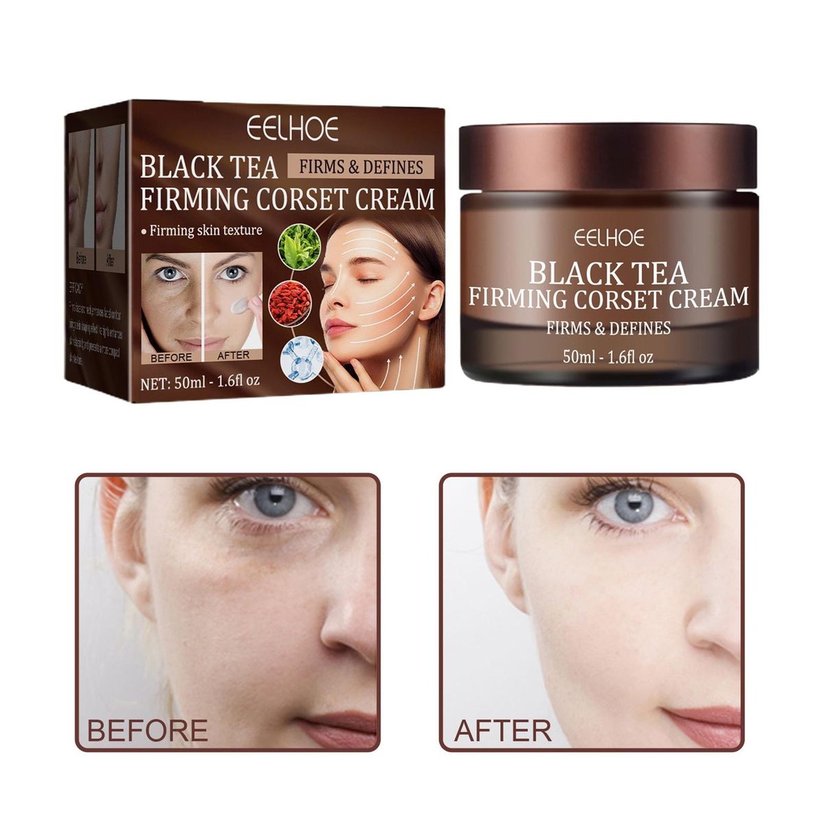 Face Cream Skin Firming Black Tea Face