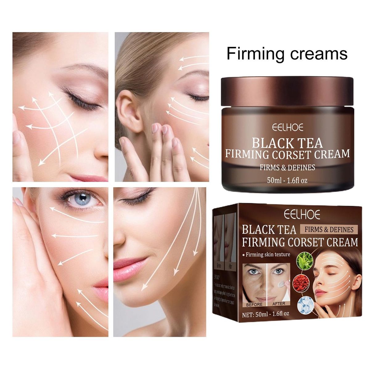 Face Cream Skin Firming Black Tea Face