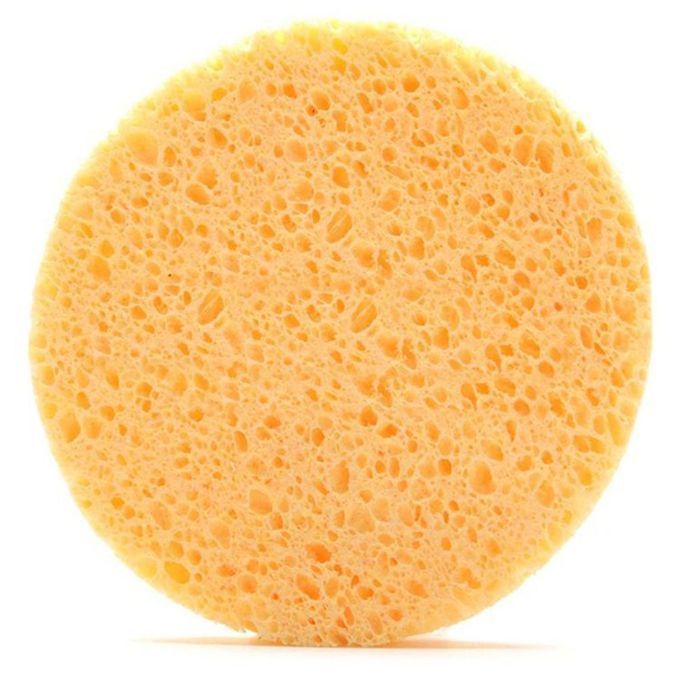 2Pcs/set Facial Washing Sponge Soft Wood Pulp Sponge Soft