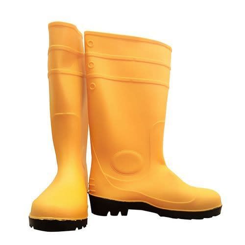 Pvc Steel Toe Waterproof Rubber Rain Boots