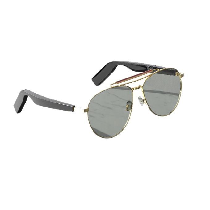 Bluetooth Smart Glasses Waterproof Dust-Proof For Cellphone Black