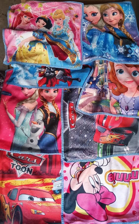 12pcs Cotton Children Party Gift Face Towel "Party Favour"