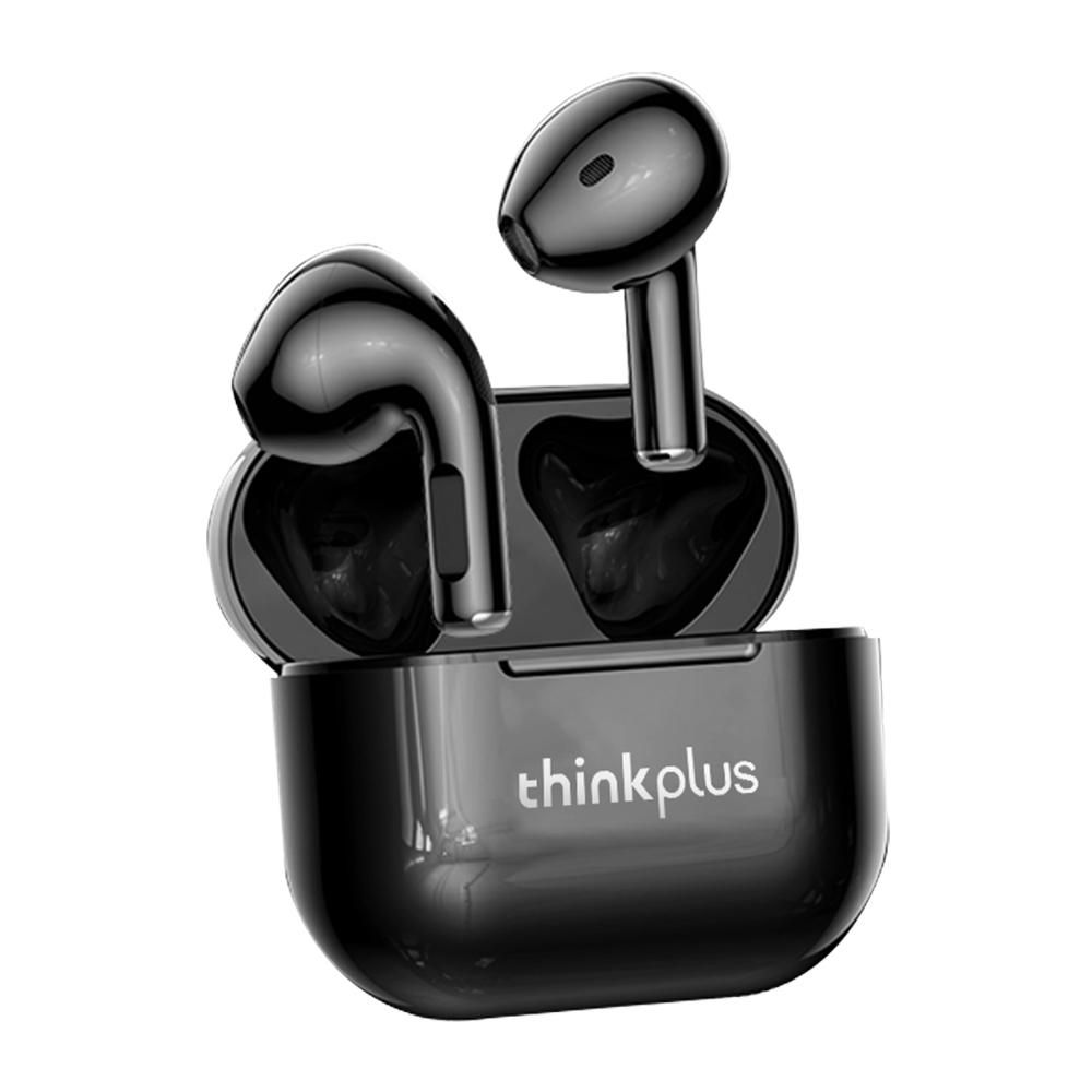 Thinkplus LivePods LP40 Semi-in-ear Earphones BT 5.0 Headphones True Wireless Earbuds with Touch Control Hands-Free Call Stereo Sound Noise Canceling Waterproof Binaural Design Headsets with MIC Type-C Interface for Gaming Sp