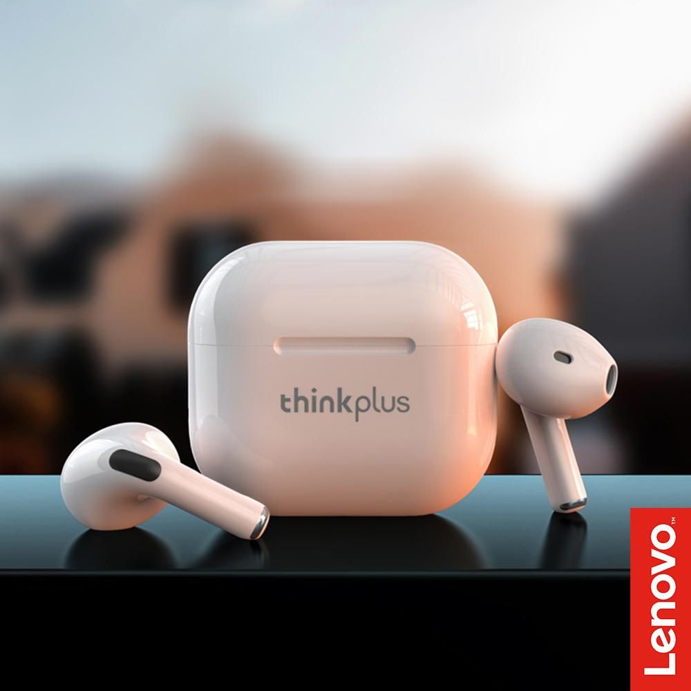 Thinkplus LivePods LP40 Semi-in-ear Earphones BT 5.0 Headphones True Wireless Earbuds with Touch Control Hands-Free Call Stereo Sound Noise Canceling Waterproof Binaural Design Headsets with MIC Type-C Interface for Gaming Sp