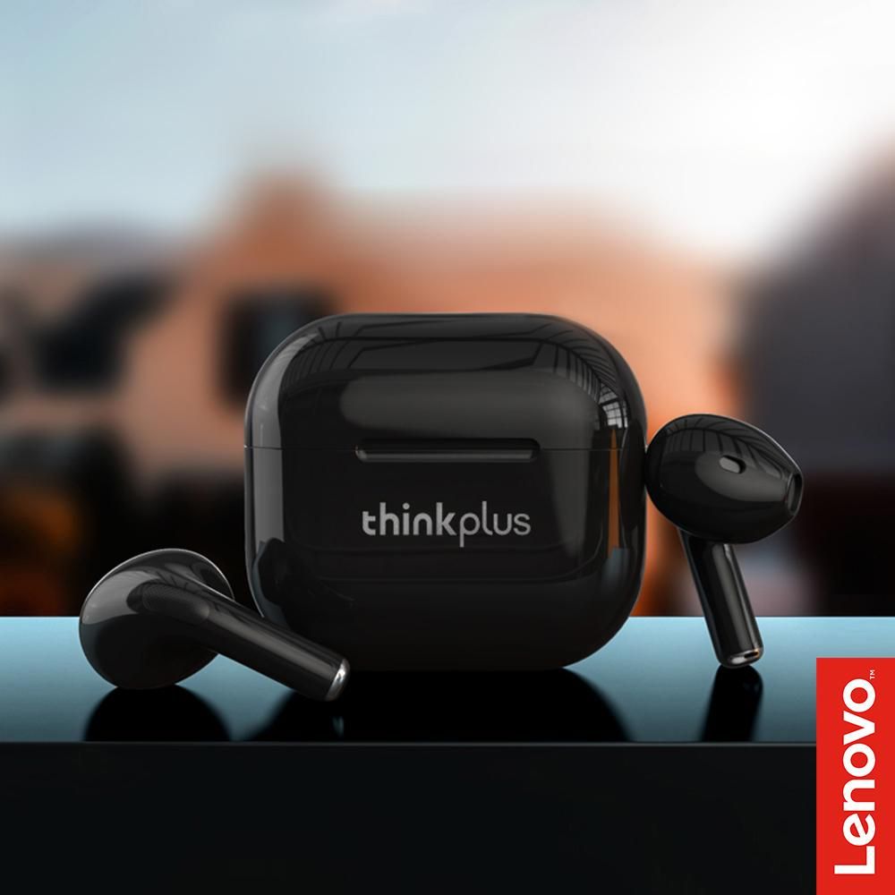 Thinkplus LivePods LP40 Semi-in-ear Earphones BT 5.0 Headphones True Wireless Earbuds with Touch Control Hands-Free Call Stereo Sound Noise Canceling Waterproof Binaural Design Headsets with MIC Type-C Interface for Gaming Sp