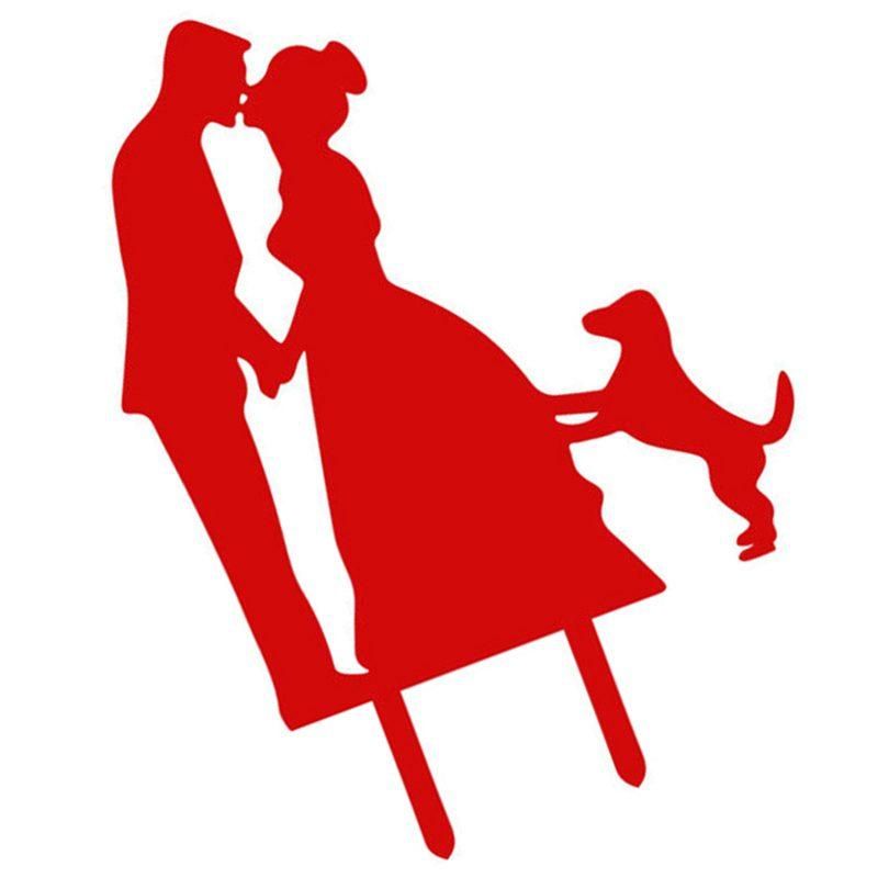 New Wedding Cake Topper Insert Card Acrylic Cake Decoration