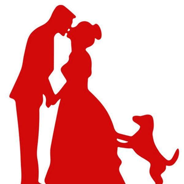 New Wedding Cake Topper Insert Card Acrylic Cake Decoration