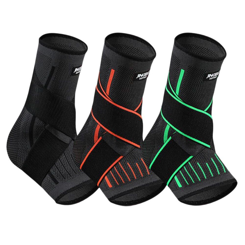 Ankle Bandage Support Plantar Fasciitis Protective Equipment Compression Anklet Gym Weights Football Soccer Sport Anklet Support Black Ankle  LXL