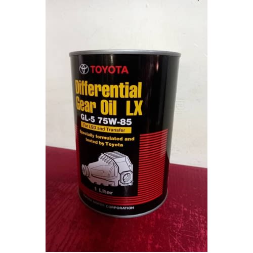 Toyota Differential Gear Oil Lx Gl-5 75w-85-1l