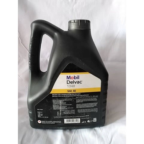 Delvac 1340 Sae40 Diesel Monograde Motor Oil - 4L - Black