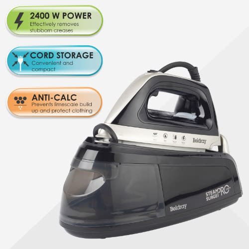 Xl Steam Surge Pro Iron - 240W - Black