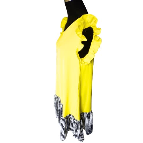 Ladies A Line Dress - Yellow
