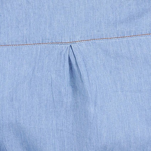 Denim Shirt Dress- Blue